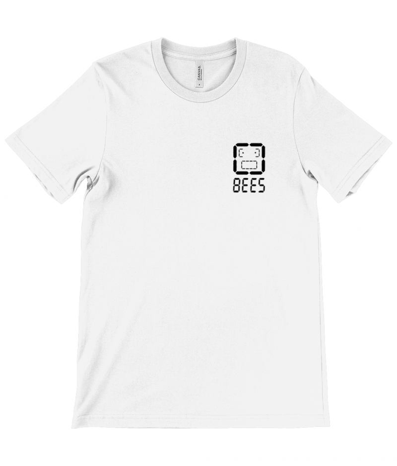 BEES BADGE - Canvas Unisex Crew Neck T-Shirt