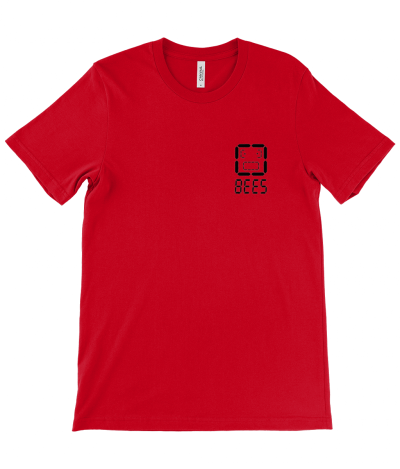 BEES BADGE - Canvas Unisex Crew Neck T-Shirt - Image 5
